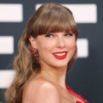 Taylor Swift in February 2025, at the 67th Grammy Awards.