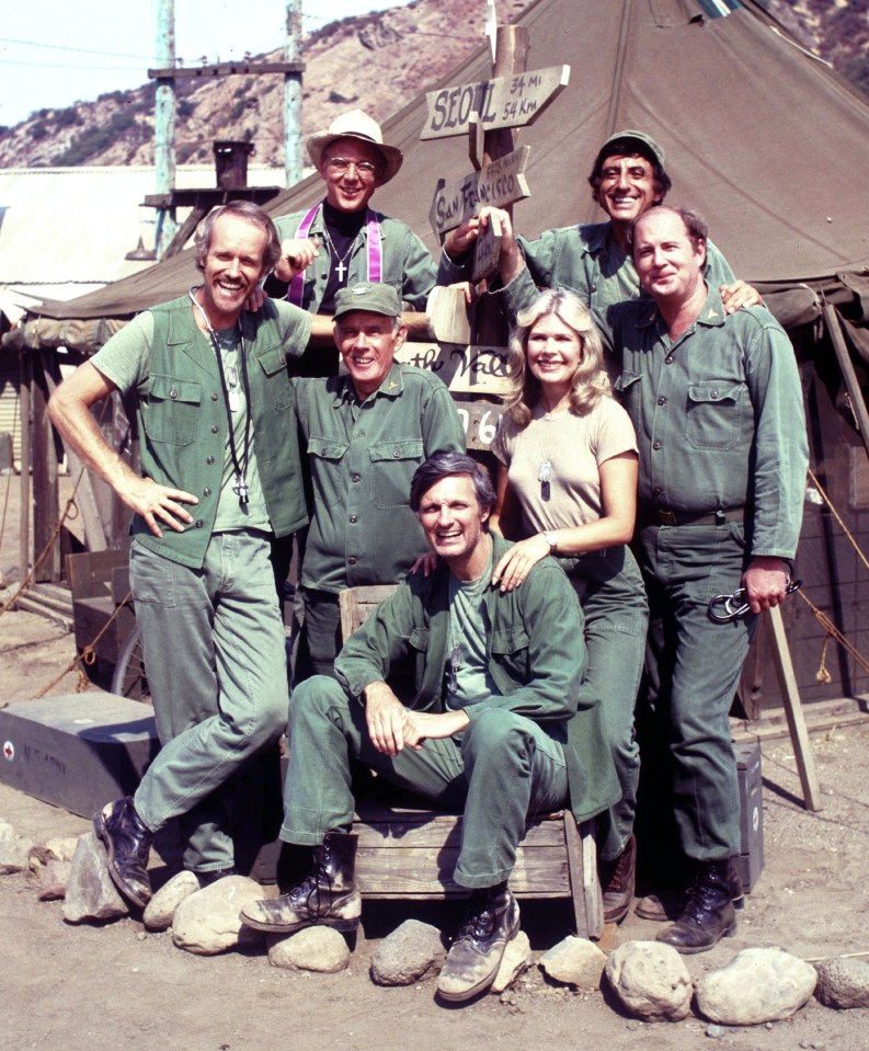 Cast photo from the TV series *M*A*S*H*.