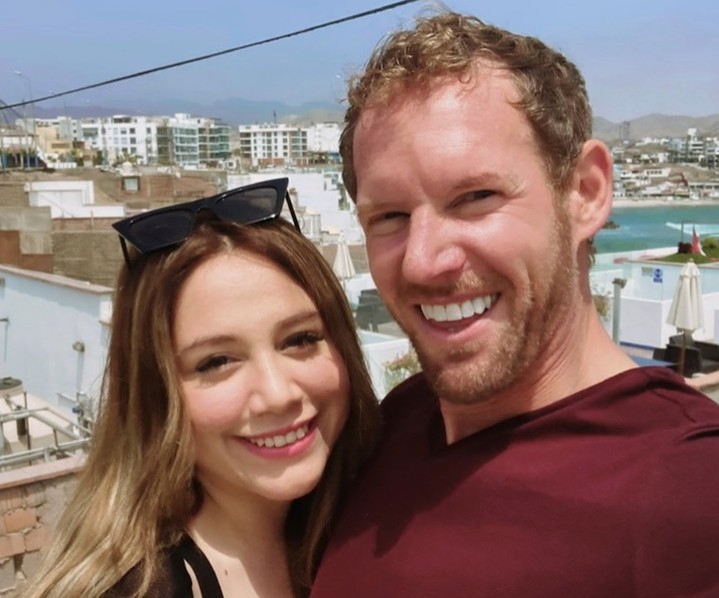 Photo of Ben Rathbun and Mahogany Roca.