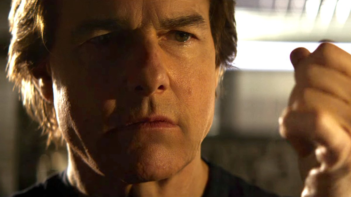 Tom Cruise holds the cruciform key in Mission: Impossible - The Final Reckoning