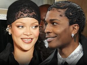 rihanna asap rocky smile main getty