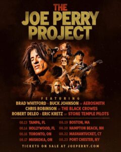AEROSMITH's JOE PERRY Announces THE JOE PERRY PROJECT August 2025 Tour Dates