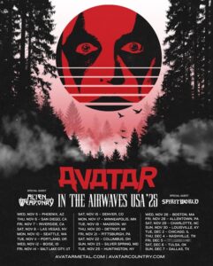 AVATAR Releases New Song 'Captain Goat', Announces November/December 2025 U.S. Tour