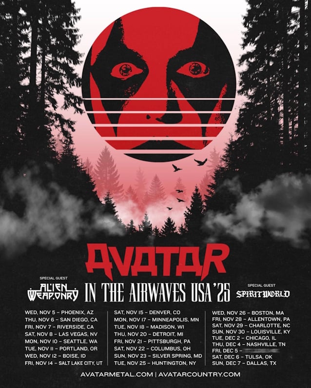 AVATAR Releases New Song 'Captain Goat', Announces November/December 2025 U.S. Tour