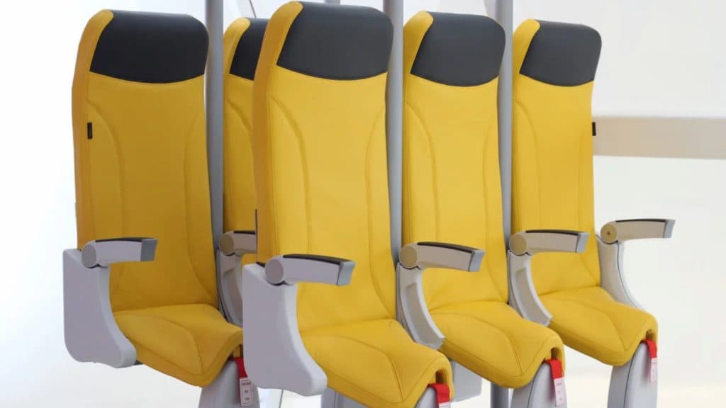 standing seats on a plane