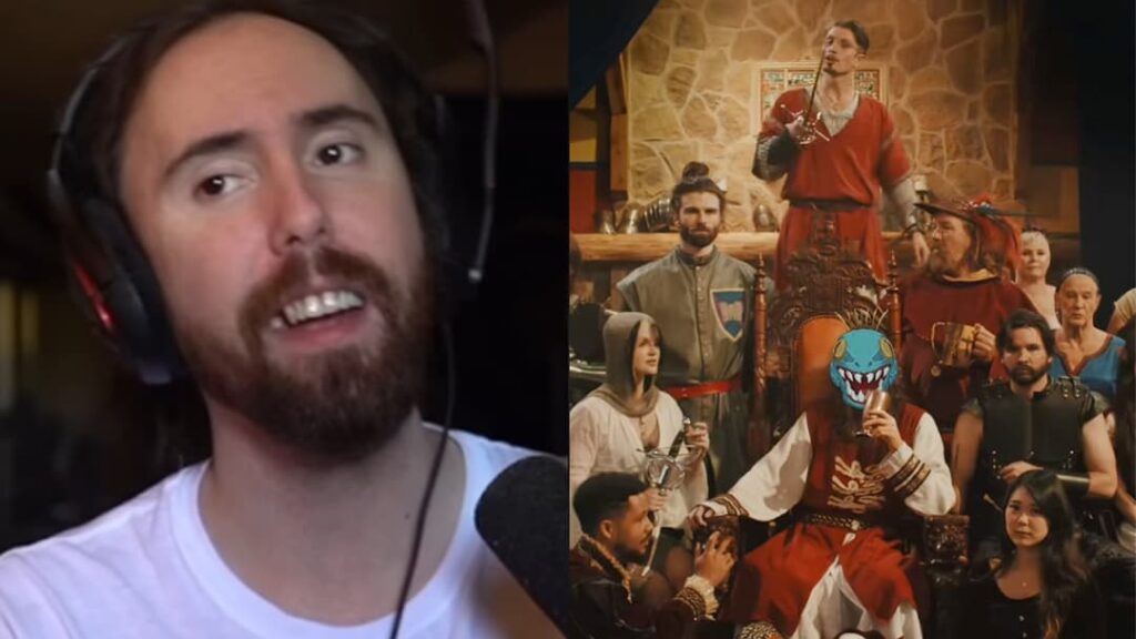Asmongold responds after rapper bbno$ censors him out of music video