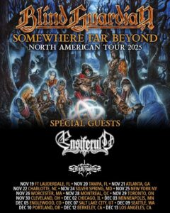 BLIND GUARDIAN Announces Fall 2025 North American Tour With ENSIFERUM And SEVEN KINGDOMS