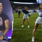 Russell Dickerson Viral TikTok BYU Mascot Cheerleaders