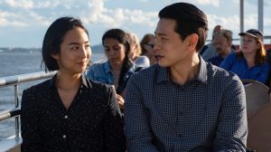 Greta Lee and Teo Yoo in 'Past Lives'