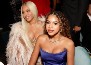 Beyoncé with her daughter Blue Ivy Carter at The 67th Annual Grammy Awards. (Photo by Francis Specker/CBS via Getty Images)