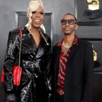 Big Freedia and Devon Hurst attend 65th GRAMMY Awards - Arrivals