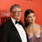 Bill adn Phoebe Gates pose for pictures at the 2022 TIME100 Gala in New York City.