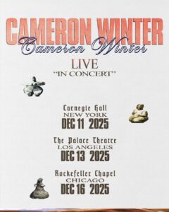 Cameron Winter: Live “In Concert”