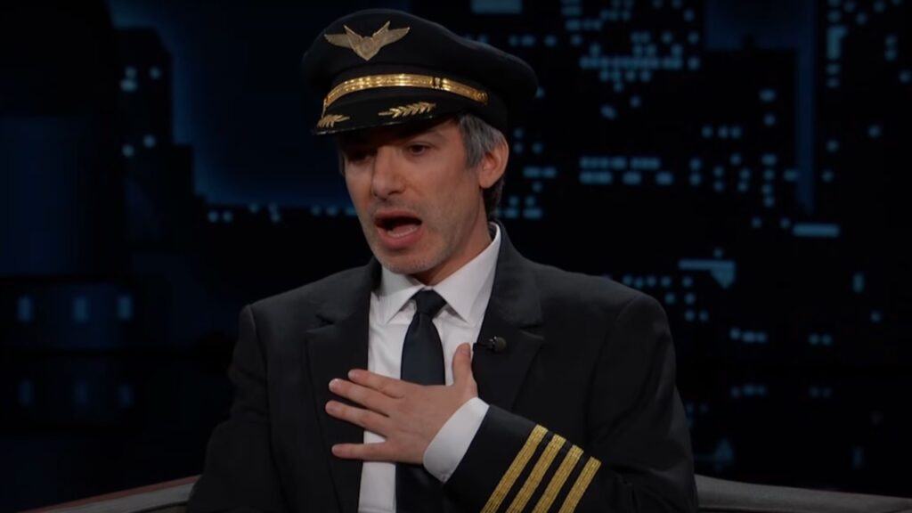 Captain Nathan Fielder Discusses the Miracle Over the Mojave on Kimmel