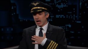 Captain Nathan Fielder Discusses the Miracle Over the Mojave on Kimmel
