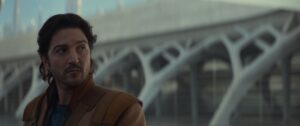 Cassian Andor (Diego Luna) looking thoughtful in Andor season 2