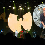 Red Hot Chili Peppers drummer Chad Smith and the Wu-Tang Clan on stage