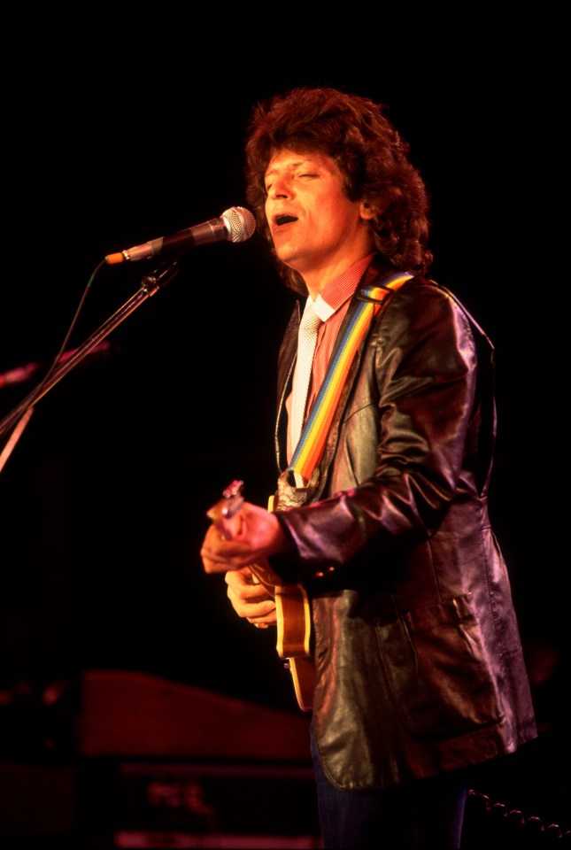 Johnny Rodriguez performing at Memorial Stadium.