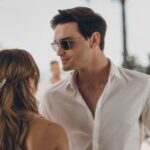 Nicole Wallace and Gabriel Guevara in Culpa Nuestra Prime Video trailer.