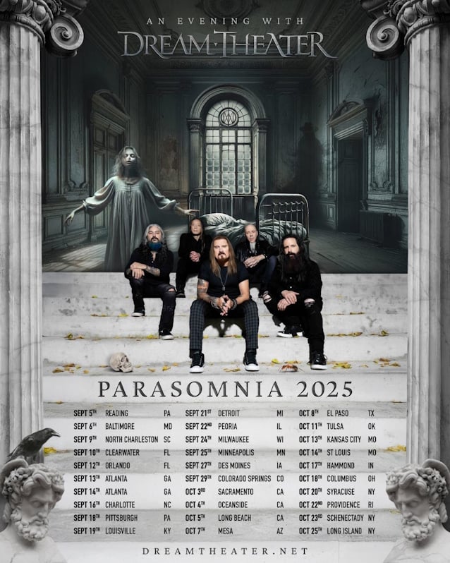 DREAM THEATER To Perform Entire 'Parasomnia' Album On September/October 2025 U.S. Tour