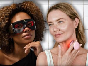 Women Using Light Therapy Beauty Tools From Amazon