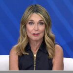 Screenshot of a woman speaking on a news program.
