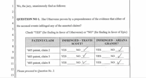 Epic Games patent lawsuit