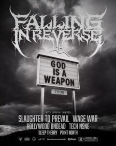 FALLING IN REVERSE's 2025 'God Is A Weapon' North American Tour: BLABBERMOUTH.NET Presale Available