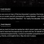 frank valentini denise alexander tweet sub