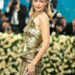 Gigi Hadid Dazzles In Gold At The Met Gala After Celebrating A Major Milestone