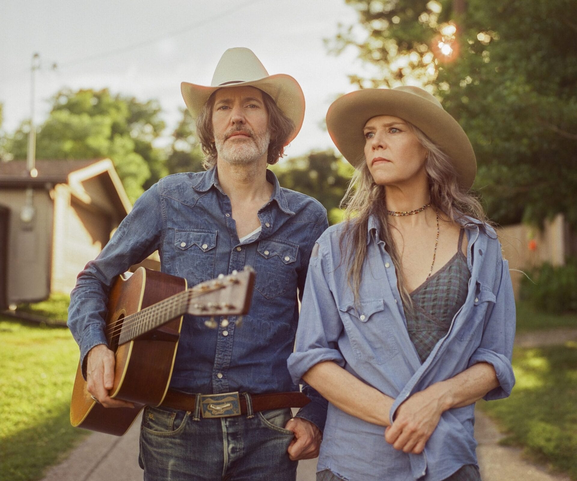 Watch: Gillian Welch & David Rawlings Perform ‘Woodlands’ Track “Empty Trainload Of Sky” and “Look at Miss Ohio” on ‘Colbert’