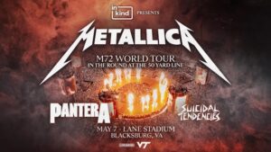 Go Behind The Scenes Of METALLICA's Concert At Virginia Tech's Lane Stadium As Part Of 2025 'M72' Tour