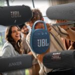 People Dancing Together Surrounded By Speakers Available on Amazon