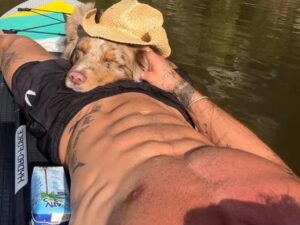 Celebs Cuddling Dogs -- Ruff Life!