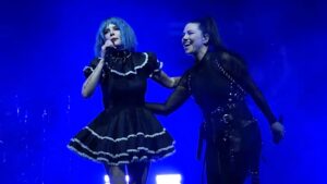 Halsey and Amy Lee Give Live Debut of "Hand That Feeds"