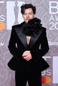 Harry Styles at the BRIT Awards 2023.