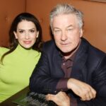 Hilaria Alec Baldwin pose at the grand opening of the new Planet Hollywood NYC on March 11.