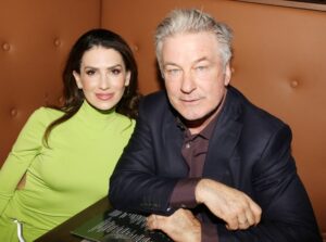 Hilaria Alec Baldwin pose at the grand opening of the new Planet Hollywood NYC on March 11.