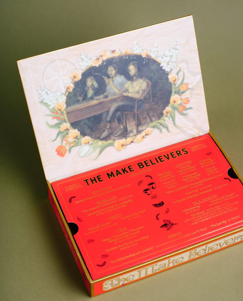 A photo of McSweeney’s Quarterly 78, with the box flap open