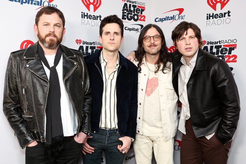 Kings of Leon at the 2022 iHeartRadio ALTer EGO.