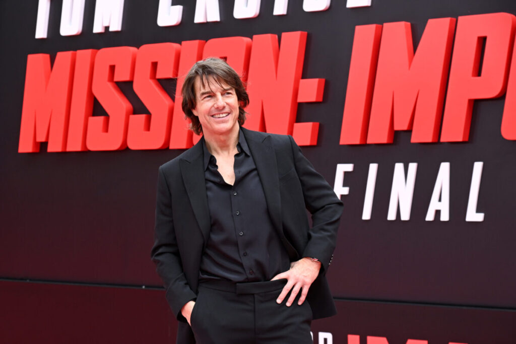 Tom Cruise at the US Premiere of 'Mission: Impossible – The Final Reckoning' at Lincoln Center Plaza in New York