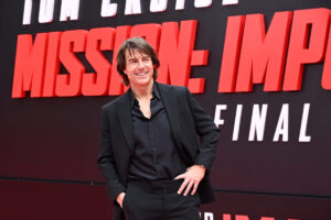 Tom Cruise at the US Premiere of 'Mission: Impossible – The Final Reckoning' at Lincoln Center Plaza in New York