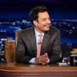 “The Tonight Show” host Jimmy Fallon during chit-chat on May 5.