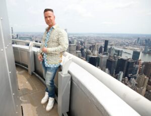 Mike "The Situation" Sorrentino at the Empire State Building.