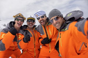 Cory Michael Smith, Steve Carell, Ramy Youssef, & Jason Schwartzman in Jesse Armstrong's 'Mountainhead' HBO movie