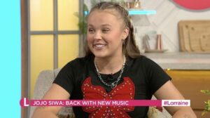 Jojo Siwa on This Morning, discussing her new music.