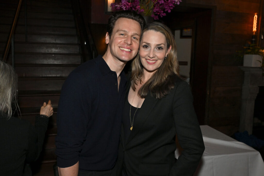 Jonathan Groff and Shannon Lewis