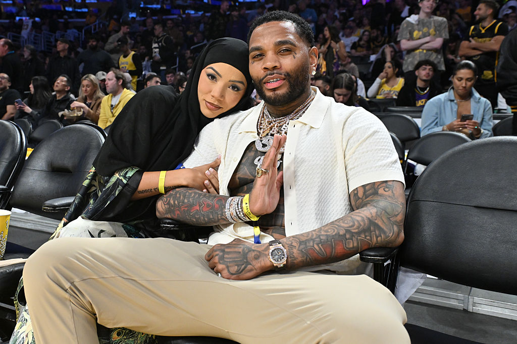 Celebrities At The Los Angeles Lakers Game