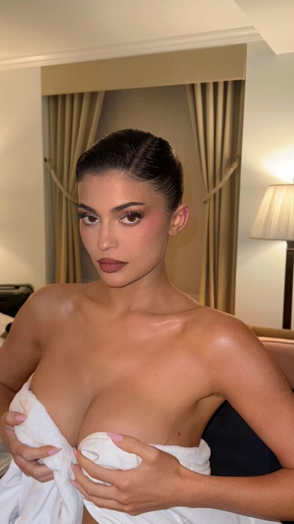 Kylie Jenner poses for the camera.