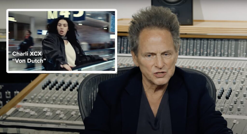 Lindsey Buckingham Reacts to Charli XCX's "Von dutch" Video